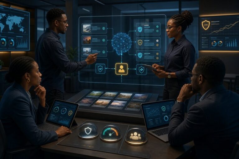 Quality team testing an AI agent against reliability safety and permission scenarios